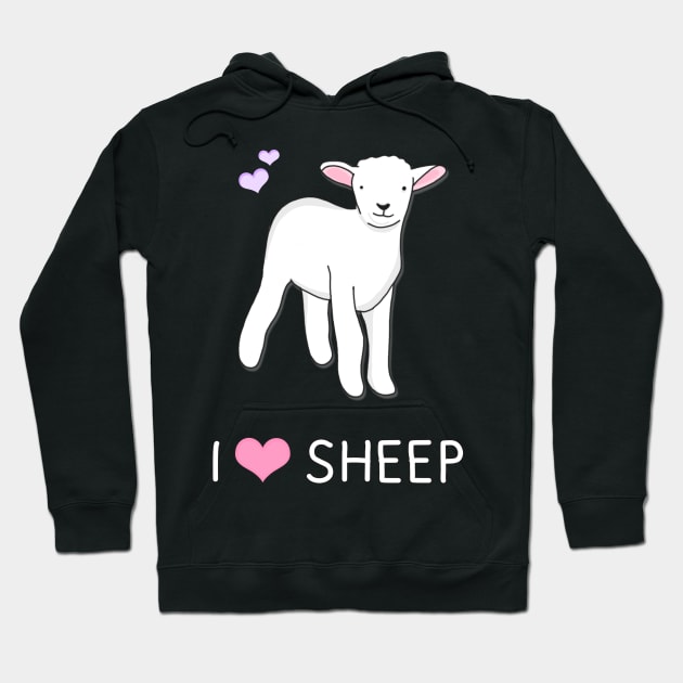 I love sheep Hoodie by Danielle